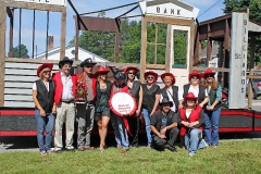 Class of 1977 win the "F.W. Carr School Spirit Trophy".