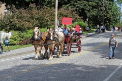 Class of 1957  (Jim Fitch's wagon with team of horses)