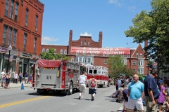 The end of the STEVENS ALUMNI PARADE